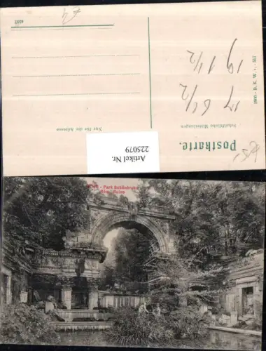 225079,Wien Hietzing Park Schönbrunn Römische Ruine