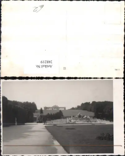 248219,Foto AK Wien Hietzing Schlossgarten Neptun-Grotte m. Gloriette