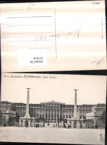 257439,Wien Hietzing Schloss Schönbrunn Eingang