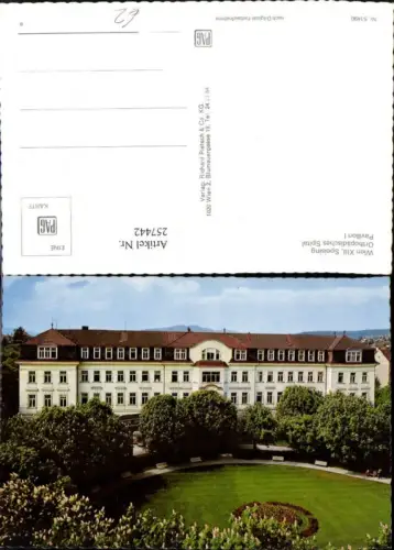 257442,Wien Hietzing Speising Orthopädisches Spital Pavillon 1