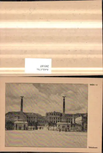 285187,Wien Hietzing Schönbrunn Schloss Obelisken