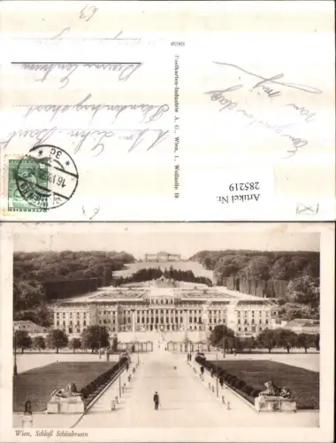 285219,Wien Hietzing Schloss Schönbrunn m. Gloriette