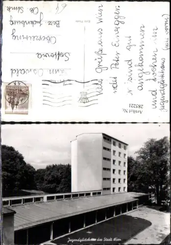 285221,Wien Hietzing Jugendgästehaus Gebäude