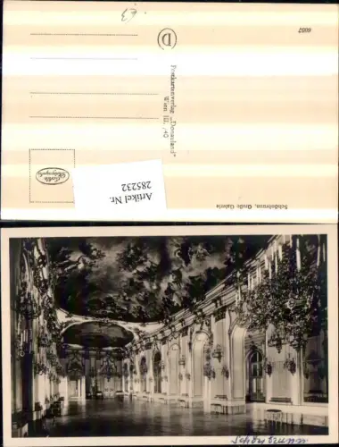 285232,Wien Hietzing Schloss Schönbrunn Große Galerie Innenansicht