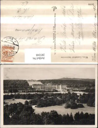 285248,Wien Hietzing Lustschloss Schloss Schönbrunn m. Gloriette