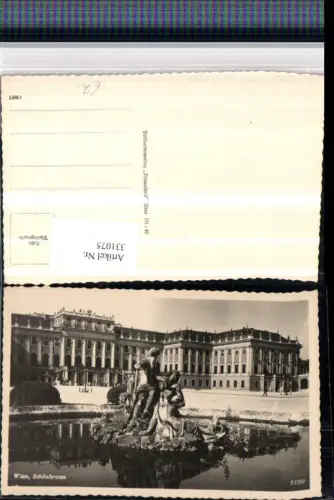 331075,Wien Hietzing Schloss Schönbrunn Brunnenfigur