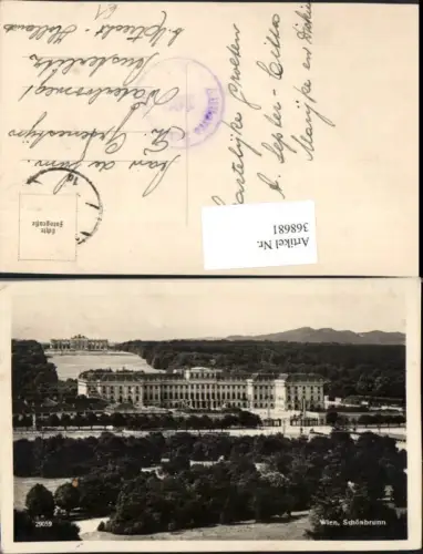 368681,Wien Hietzing Schloss Schönbrunn m. Gloriette
