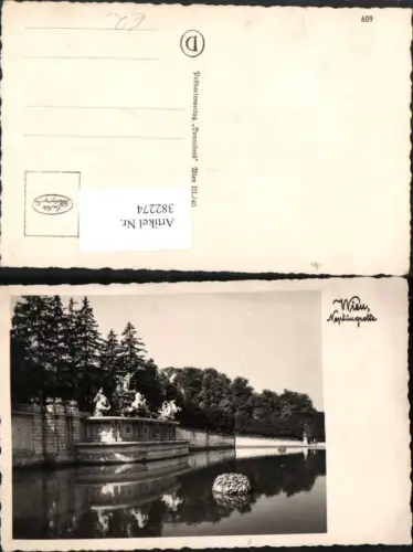382274,Wien Hietzing Schönbrunn Neptungrotte Brunnen