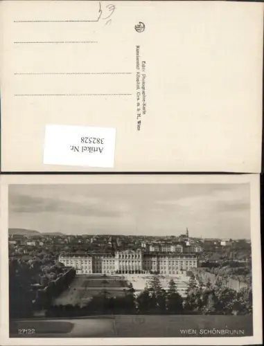 382528,Wien Hietzing Teilansicht Schloss Schönbrunn pub Kilophot 27122