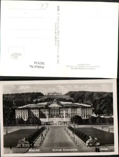 382534,Wien Hietzing Schloss Schönbrunn m. Gloriette