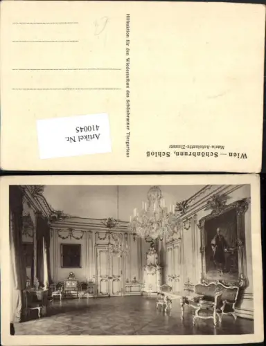 410045,Wien Hietzing Schloss Schönbrunn Maria-Antoinette-Zimmer