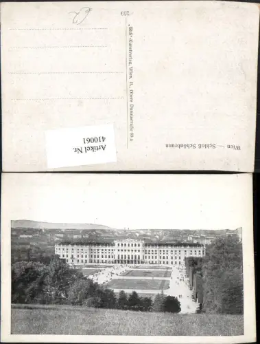 410061,Wien Hietzing Schloss Schönbrunn