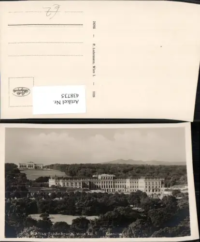 438735,Wien Hietzing Schloss Schönbrunn m. Gloriette