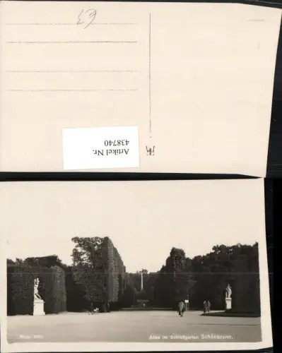 438740,Wien Hietzing Schönbrunn Schlossgarten Allee