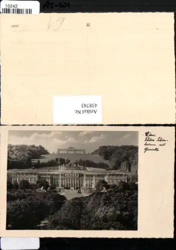 438743,Wien Hietzing Schloss Schönbrunn Schlossgarten Gloriette