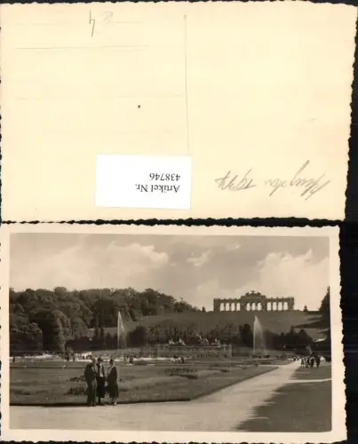438746,Wien Hietzing Schönbrunn Schlossgarten Gloriette