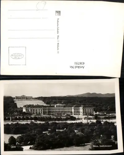 438751,Wien Hietzing Schloss Schönbrunn m. Gloriette