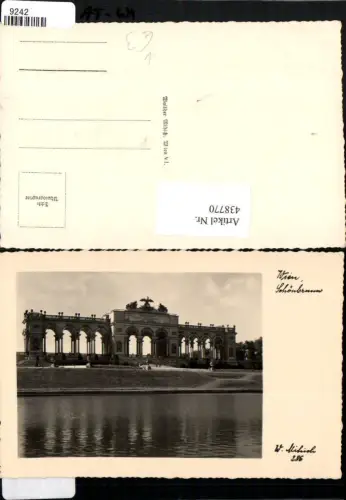 438770,Wien Hietzing Schönbrunn Gloriette pub W. Mihich 286