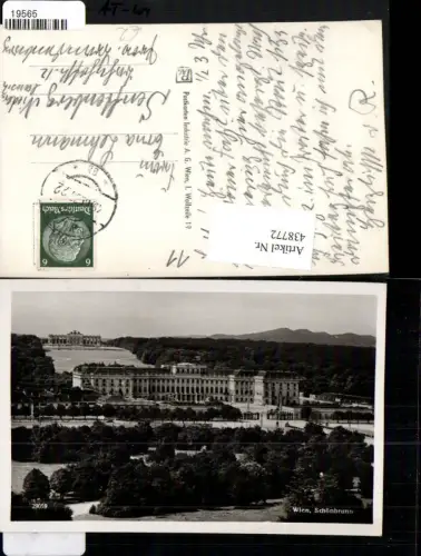 438772,Wien Hietzing Schloss Schönbrunn m. Gloriette