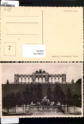 438782,Wien Hietzing Schönbrunn Neptungrotte m. Gloriette