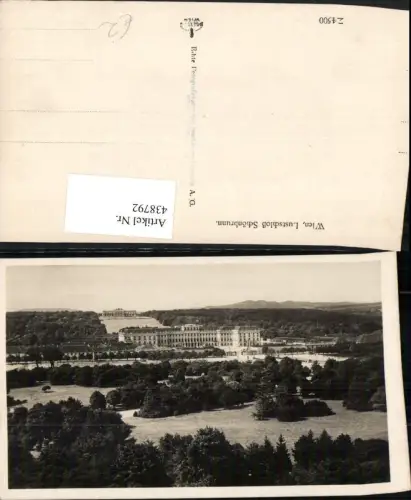 438792,Wien Hietzing Schloss Schönbrunn m. Gloriette