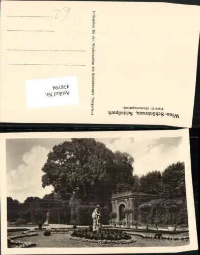 438794,Wien Hietzing Schönbrunn Schlosspark Parkteil Kammergarten