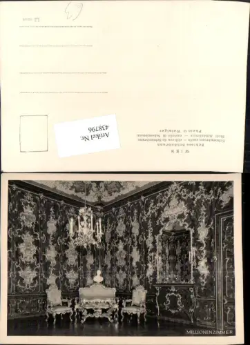 438796,Wien Hietzing Schloss Schönbrunn Millionenzimmer Innenansicht