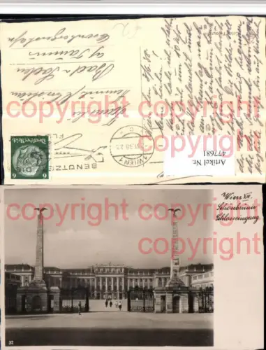 477681,Wien Hietzing Schloss Schönbrunn Eingang Obelisken