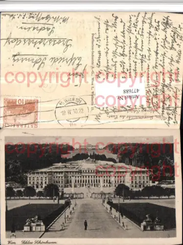 477688,Wien Hietzing Schloss Schönbrunn Totale m. Gloriette