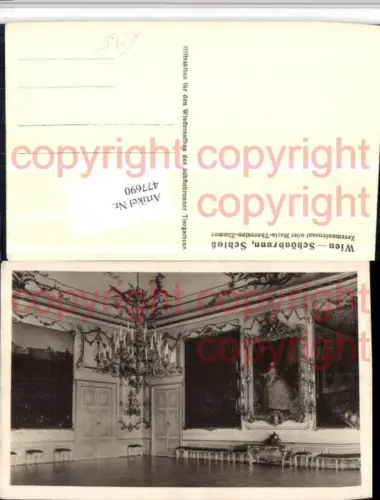 477690,Wien Hietzing Schloss Schönbrunn Zeremoniensaal Innenansicht