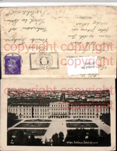 477691,Wien Hietzing Teilansicht Schloss Schönbrunn