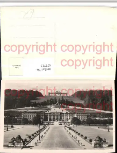 477713,Wien Hietzing Schloss Schönbrunn Totale m. Gloriette