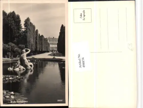 498874,Wien Hietzing Schönbrunn Schloss Brunnen