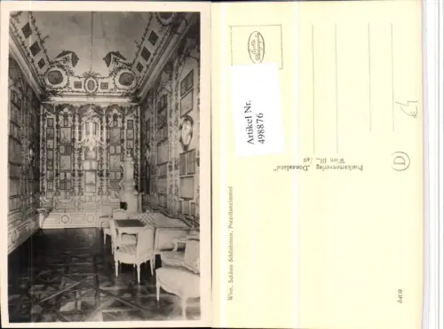 498876,Wien Hietzing Schloss Schönbrunn Porzellanzimmer Innenansicht