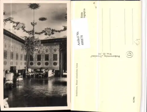 498878,Wien Hietzing Schloss Schönbrunn Blauer chinesischer Salon