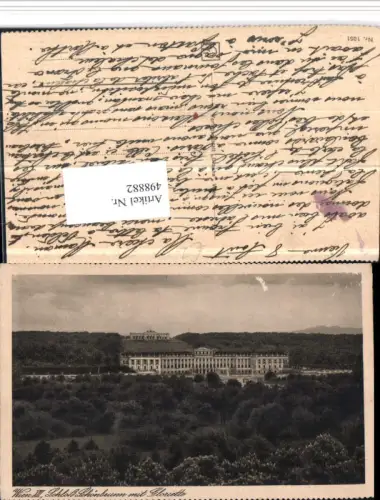 498882,Wien Hietzing Schloss Schönbrunn m. Gloriette