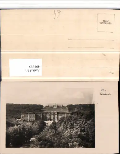 498883,Wien Hietzing Schloss Schönbrunn m. Gloriette