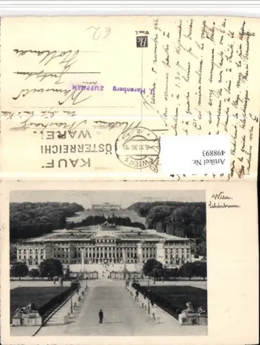 498893,Wien Hietzing Schloss Schönbrunn m. Gloriette