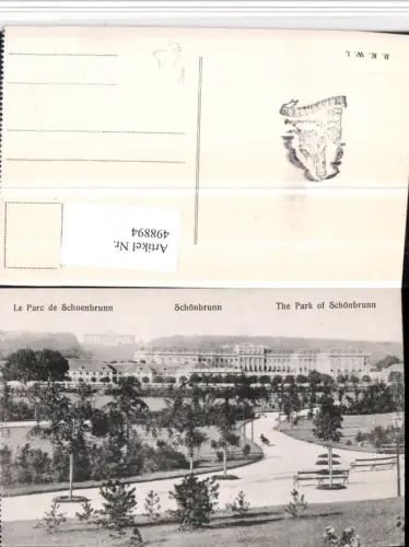 498894,Wien Hietzing Schloss Schönbrunn Park pub B.K.W.I.