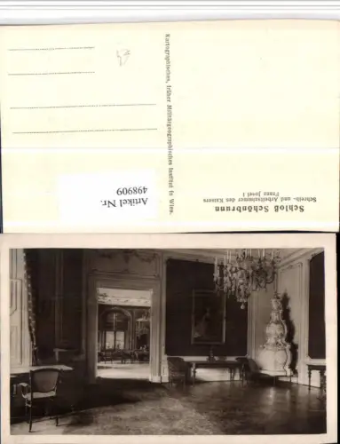 498909,Wien Hietzing Schloss Schönbrunn Arbeitszimmer Kaiser Franz Josef