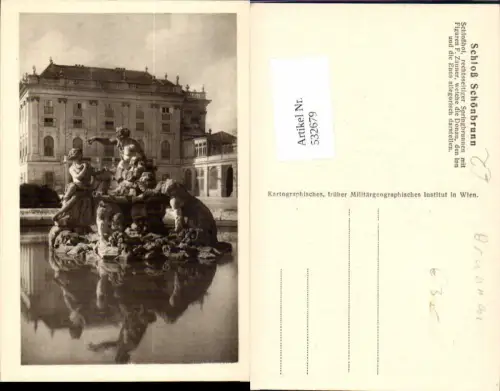 532679,Wien 13 Hietzing Schönbrunn brunnen