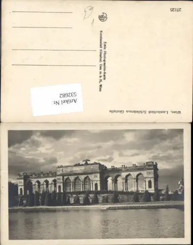 532682,Wien 13 Hietzing Schönbrunn Gloriette