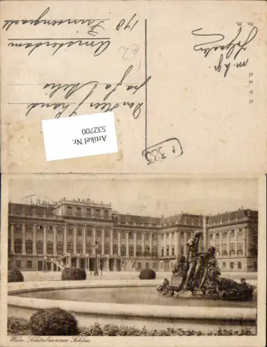 532700,Wien 13 Hietzing Schönbrunn Schloss pub B.K.W.I 28