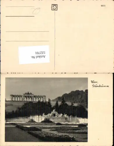 532701,Wien 13 Hietzing Schönbrunn