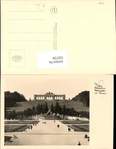 532720,Wien 13 Hietzing Schönbrunn