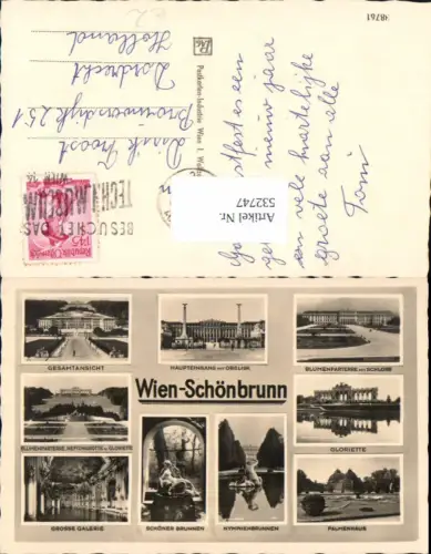 532747,Wien 13 Hietzing Schönbrunn