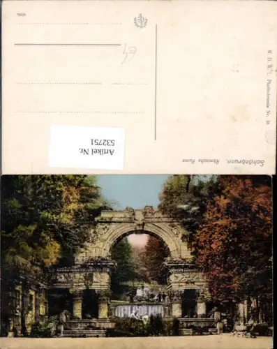 532751,Wien 13 Hietzing Schönbrunn Römische Ruine