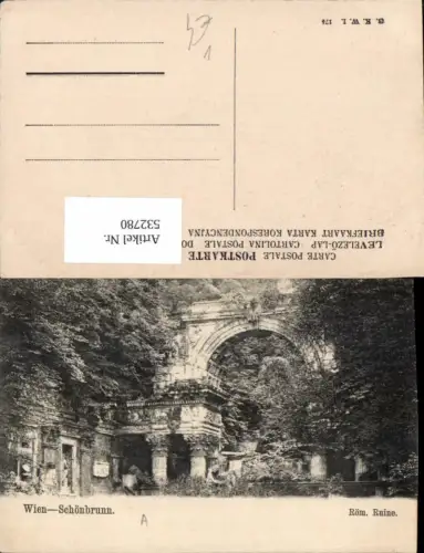 532780,Wien 13 Hietzing Schönbrunn pub B.K.W.I 174