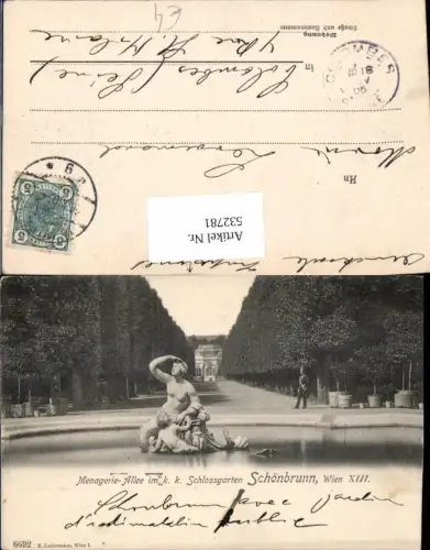 532781,Wien 13 Hietzing Schönbrunn Menagerie Allee pub Ledermann 6692