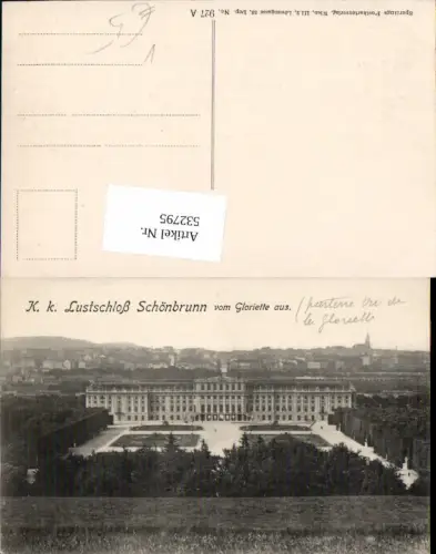 532795,Wien 13 Hietzing Schönbrunn pub Sperling 927 A